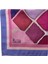 Pembe Mor Geometrik Desenli Eşarp 2