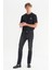 Pamuklu Slim Tapered Fit Cepli Esnek Jean Kot Denim Pantolon 3