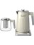 Gem 1.7 Litre Krem Gümüş Kulplu Çay Makinesi 3