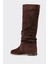 Kahve Deri Kadın Çizme 3