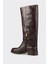 Kahve Deri Kadın Çizme 3