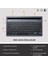 BK100 Kablosuz Bluetooth Çoklu Cihaz ile Uyumlu Şarj Edilebilir Türkçe Q Klavye Gri 5