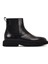 Erkek Siyah Fermuarlı Deri Bot 25WFD720218 1