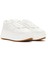 Kadın Beyaz Kalın Tabanlı Bağcıklı Sneaker 25AFD431318 3