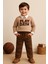 Erkek Bebek&çocuk Play Day %100 Pamuk Gömlek Sweatshirt Pantolon 3'lü Takım Elbise Bayram 1