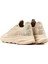 Zero Kadın Bej Bağcıklı Kalın Tabanlı Kumaş Sneaker 25AFD43126F 5