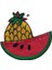 Aplike Ütü Ile Yapışan Karpuz-Ananas Desen 1