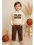 Erkek Bebek&çocuk Play Day %100 Pamuk Gömlek Sweatshirt Pantolon 3'lü Takım Elbise Bayram 1