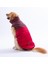 Kırmızı Elgin Paws Ekose Desen Yelek Büyük Irk Köpek Yeleği Köpek Kıyafeti Köpek Yağmurluk 1