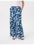 Çiçek Desenli Wide Leg Pantolon 3