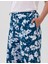 Çiçek Desenli Wide Leg Pantolon 5