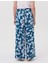 Çiçek Desenli Wide Leg Pantolon 6