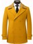 Erkek Kürklü Yaka Kaşe Kaban – Slim Fit Çift Düğmeli Kışlık Mont 1