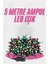 Bfs 5 Metre Ampul LED Işık Renkli Rgb Çok Renkli LED Aydınlatma 1