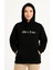 Üç Iplik Kapşonlu Ön ve Arka Baskılı Sweatshirt Hoodie 1