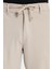 Erkek Slim Fit Dar Kesim Beli Lastikli Bağcık Detaylı Taş Pantolon 4