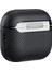 Airpods Pro 3 Uyumlu Kılıf 1500D Aramid Fiber Pitaka Classic Serisi Black-Grey Twill Kapak Siyah-Gri 2