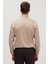 Slim Fit Bej Non-Iron %100 Pamuk Doğa Dostu Ekoteks Belgeli Ütü Gerektirmez Gömlek 7