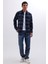 Erkek Slim Fit Dar Kesim Uzun Kollu Kapaklı Çift Cepli Kareli Kışlık Oduncu Gömlek 4