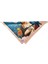 Çiçekli Kadın Desenli Bandana Fular 5