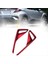 2pcs Kırmızı Araba Arka Sis Far Trim Tail Lamba Çerçeve Toyota Chr C-Hr 2017 2018 2019 2020 2021 (Yurt Dışından) 5