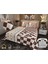 Çift Kişilik Pike Takımı Pamuklu Kumaş Jakar Dokuma Kapitone Dikişli 3D Dijital Baskılı 7 Parça-Lüks Duvet Cover Set Model. 2