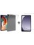 Samsung Galaxy Tab A11 8.7 Inch Anti Shock Silikon Kılıf + Temperli Kırılmaz Cam - FC014 1