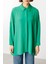 Özel Kalıp Zamansız Akıcı Kumaştan Bluz Tunik-B.yeşil 3