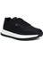 Siyah Keten Comfort Mevsimlik Yürüyüş ve Koşu Erkek Spor ayakkabı 1
