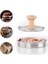 12/10 cm Metal Hamburger Press – Ahşap Saplı Köfte Presi | Ev Tipi Büyük Boy Hamburger Kalıbı 4