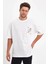 Erkek Melek Baskılı Oversize Tshirt 2