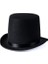 Yetişkinler Için Siyah Renk Ringmaster Sihirbaz Şapkası Fötr Şapka 15 cm 1