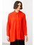 Özel Kalıp Zamansız Akıcı Kumaştan Bluz Tunik-Mercan 6
