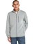 TB0A44T10521-MELANGE Fleece Jacket Gri Regular Fit Taşlamalı Erkek Ceket 1
