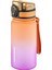 350 ml Pipetsiz Çift Renk Softtouch Tritan Çocuk Su Matarası -FFCOL350MLUZS Turuncu-Mor 1