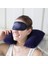 Seyahat Boyun Yastığı – Ergonomik Travel Neck Pillow, Katlanabilir, Taşınabilir, Uçak, Otobüs, Tren Yolculukları Için Rahat Uyku Yastığı Lacivert 2