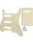 Sss Style Pickguard ve Tremolo Cavity Cover Back Plate 11 Delikli Set Abd/meksika Standart St Gitar Parçaları Için, 3 Katmanlı Krem 1