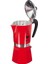 - Rainbow: 6 Cups Ocak Üstü Espresso Pişirici - 250ML - Kırmızı Renk - Alüminyum Gövde - Patentli Güvenlik Valfi - Tüm Ocak Türleri Için Uygundur (Indüksiyon Hariç) 4