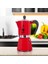 - Rainbow: 6 Cups Ocak Üstü Espresso Pişirici - 250ML - Kırmızı Renk - Alüminyum Gövde - Patentli Güvenlik Valfi - Tüm Ocak Türleri Için Uygundur (Indüksiyon Hariç) 5