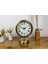 25 x 20 cm Eskitme Vintage Gold Masa Saati 5