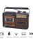 Yeni Nesil Radyo USB Sd Fm Bluetooth Kaset Çalar Müzik Kutusu Retro El Tutamaçlı Taşınabilir 3