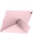 Galaxy Tab A9 Plus X210 X213 X215 X217 ile Uyumlu Kılıf Kalem Bölmeli Trifolding Case Rose Gold 4