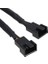 5025 Fan Çoklayıcı Y Pwm 4 Pin Splitter Çoklayıcı Switch Kablosu 5