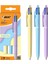 4 Colours Pastel Gövde Tükenmez Kalem 3'lü Blister, 4 Farklı Renk (Mavi, Siyah,yeşil ve Kırmızı), 1.0 Mm. Uç 1