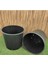 Üretim Saksısı 1 Adet 18,5 Lt 30X30 cm Plastik Saksı Siyah Üretim Saksı Bitki Saksısı 2