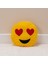 Casa Nakış Işlemeli Kalp Gözlü Emoji Yastık 35X35 cm 1