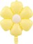 Folyo Balon Makaron Sarı 77X66 cm 1