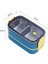 Bento 1400ML Lunchbox Iki Katlı 2 Bölmeli Çelik Sefer Tası Yemek Kutusu (Lacivert-Sarı) 3