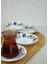 Porselen Çay Tabağı Lale Motifli Osmanlı Deseni 3