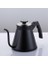 Barista Kahve Gooseneck Kettle - Çelik Kahve Demleme Dripper Kettle - Indüksiyonlu - Paslanmaz Çelik - Siyah, Slim - 1200 ml 3